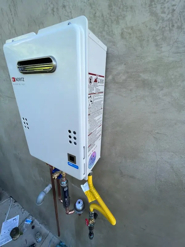 Tankless water heater installation for Downtown Historic District homes